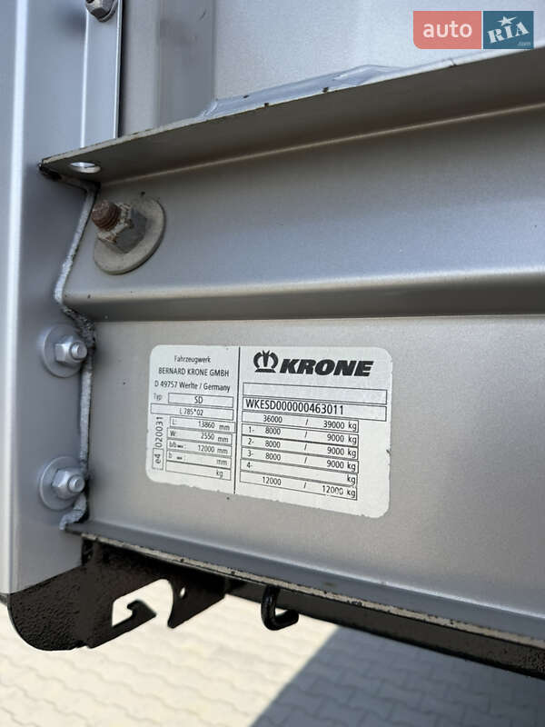 Платформа полуприцеп Krone SD 2010 в Виннице фото 24 Платформа полуприцеп Krone SD 2010 в Виннице