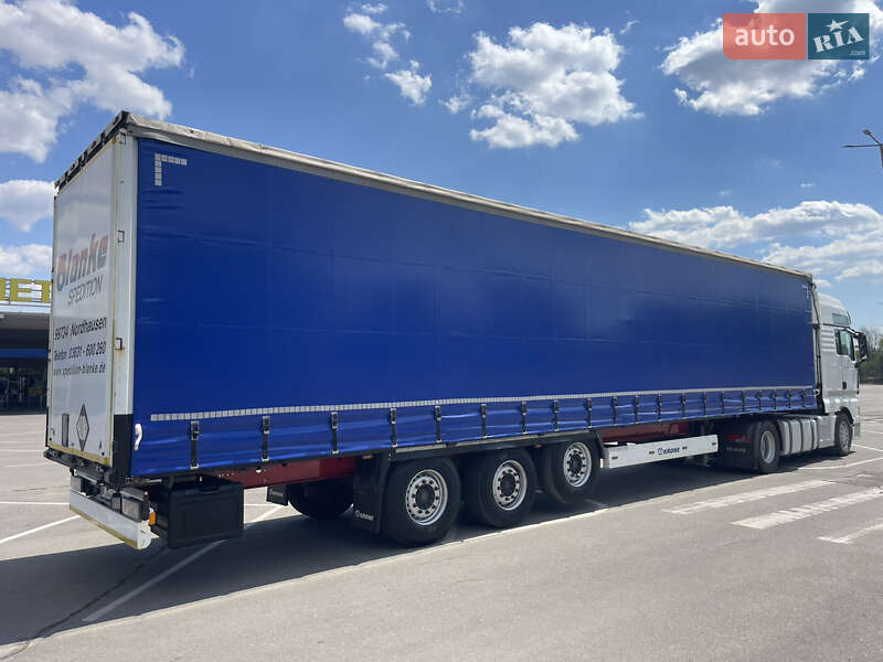 Тентованный борт (штора) - полуприцеп Krone SD 2013 в Запорожье