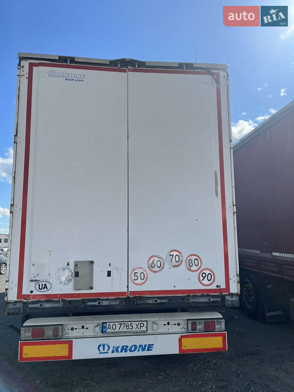 Тентованный борт (штора) - полуприцеп Krone SD 2015 в Иршаве