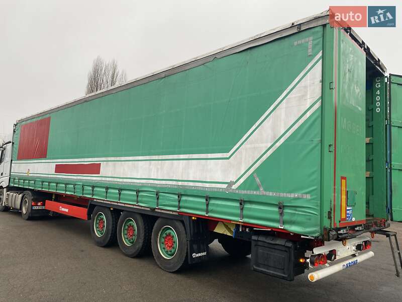 Тентованный борт (штора) - полуприцеп Krone SD 2017 в Киеве