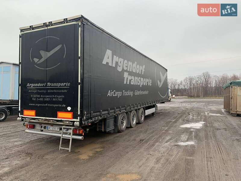 Тентованный борт (штора) - прицеп Krone SD 2008 в Ковеле