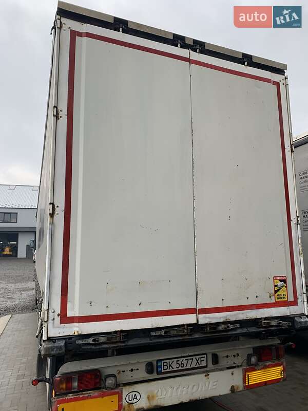 Тентованный борт (штора) - полуприцеп Krone SD 2007 в Костополе фото 2 Тентованный борт (штора) - полуприцеп Krone SD 2007 в Костополе