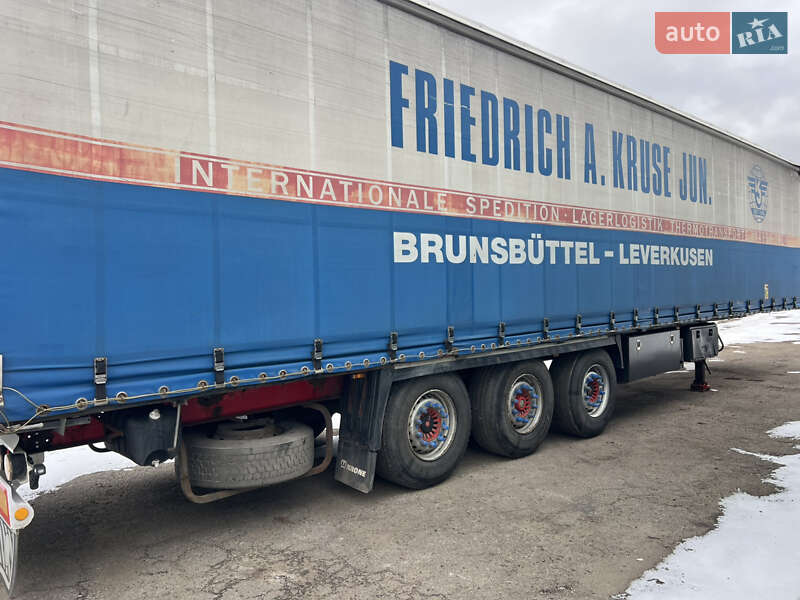 Тентований борт (штора) - напівпричіп Krone SD 2010 в Білій Церкві фото 2 Тентований борт (штора) - напівпричіп Krone SD 2010 в Білій Церкві