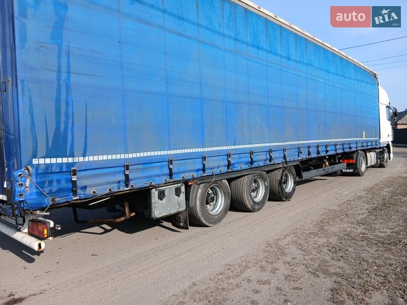 Тентованный борт (штора) - полуприцеп Krone SD 2006 в Любомле