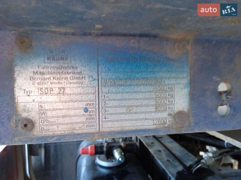 Контейнеровоз полуприцеп Krone SDC 27 1998 в Чуднове