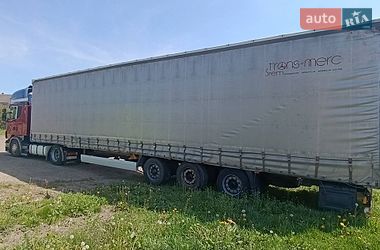 Тентований борт (штора) - напівпричіп Krone SDC 27 2008 в Бібрці