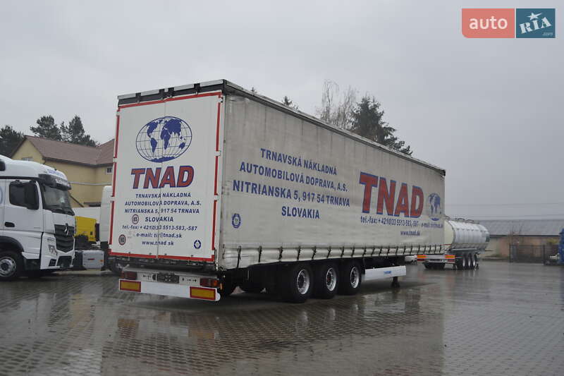 Тентований борт (штора) - напівпричіп Krone SDP 27 2011 в Хусті