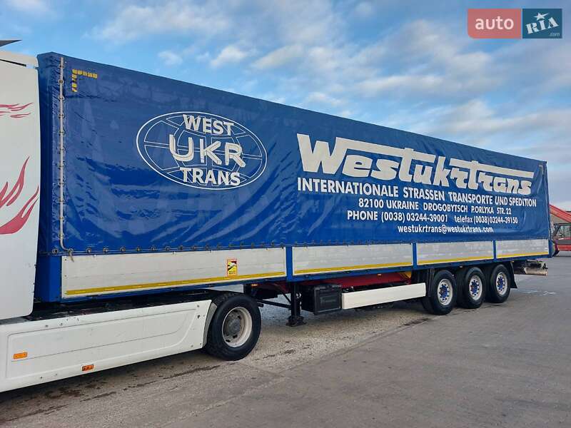 Тентованный борт (штора) - полуприцеп Krone SDP 27 2012 в Дрогобыче