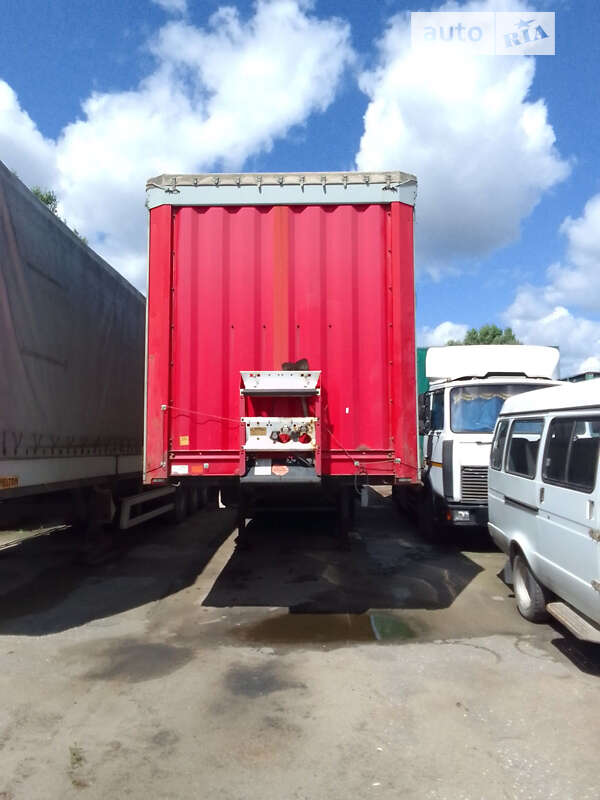 Тентованный борт (штора) - полуприцеп Krone SDP 27 2007 в 