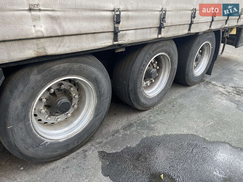 Тентованный борт (штора) - полуприцеп Krone SDP 27 2007 в Березному