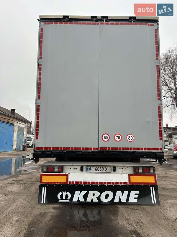Тентований борт (штора) - напівпричіп Krone SDP 27 2012 в Черкасах