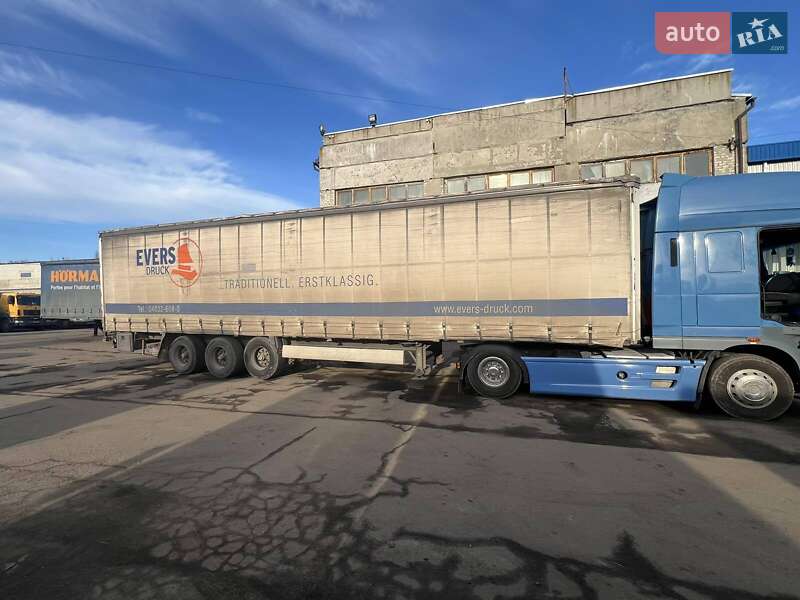 Тентованный борт (штора) - полуприцеп Krone SDP 27 2006 в 