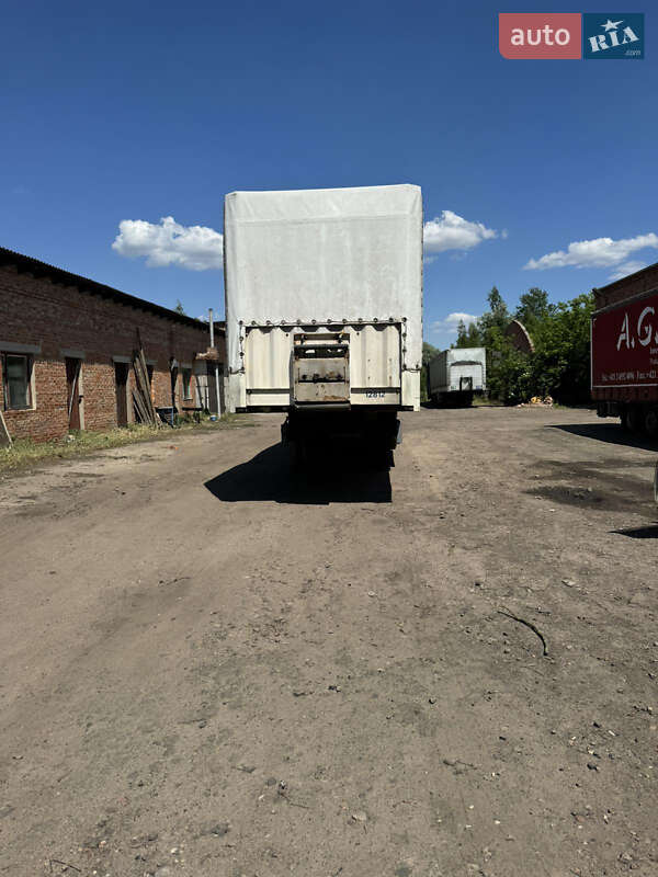Тентованный борт (штора) - полуприцеп Krone SDP 27 2001 в Мене