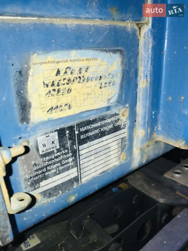 Тентованный борт (штора) - полуприцеп Krone SDP 27 1997 в Харькове