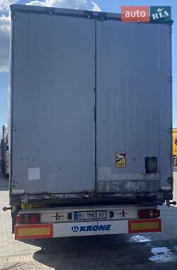 Тентованный борт (штора) - полуприцеп Krone SDP 27 2007 в 