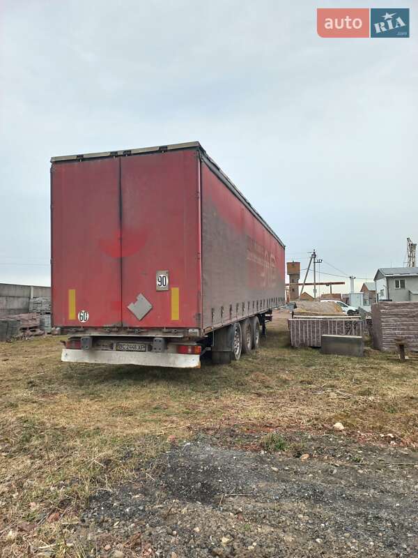 Тентованный борт (штора) - полуприцеп Krone SDP 27 2006 в Сокале