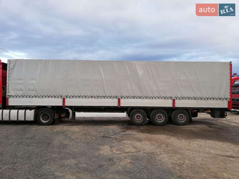 Тентованный борт (штора) - полуприцеп Krone SDP 27 2007 в 