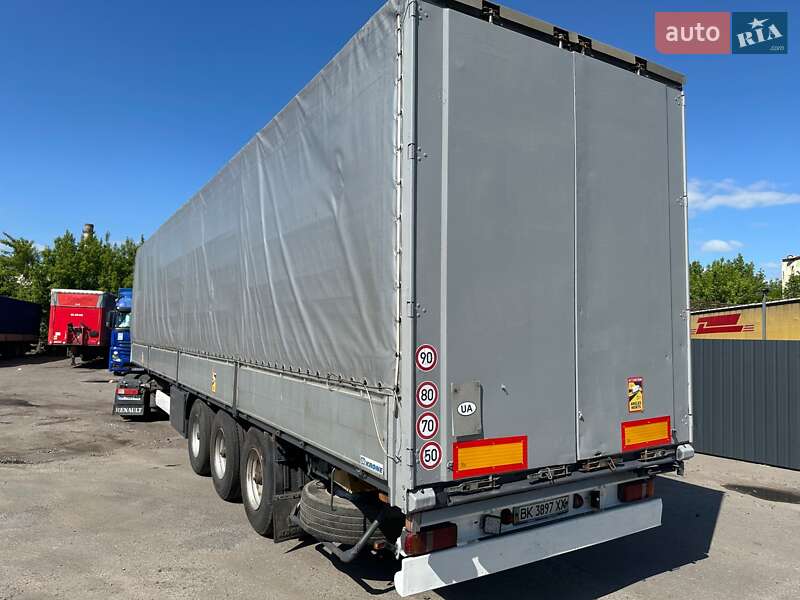 Тентованный борт (штора) - полуприцеп Krone SDP 27 2007 в Ровно