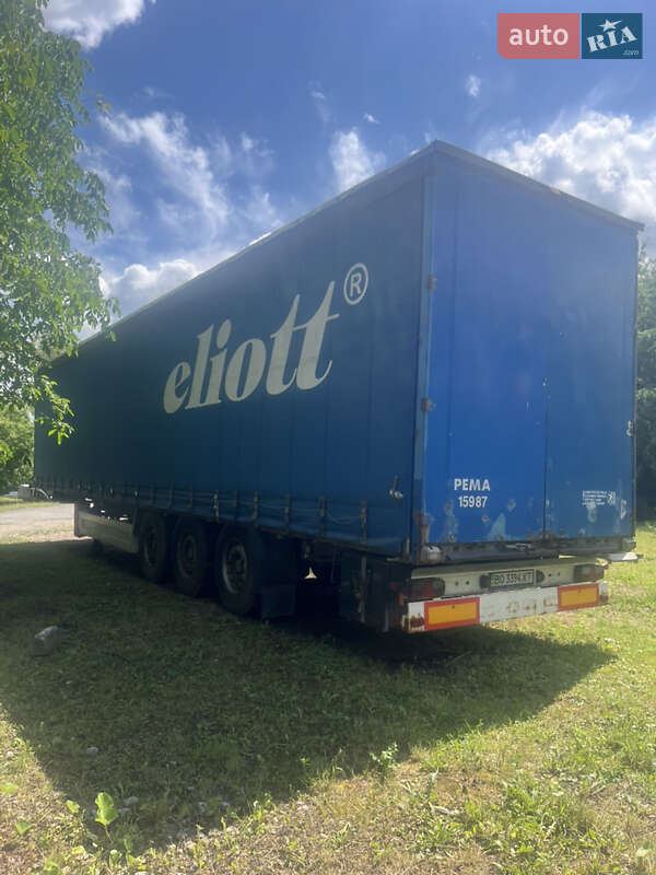 Бортовий напівпричіп Krone SDP 27 2003 в Тернополі