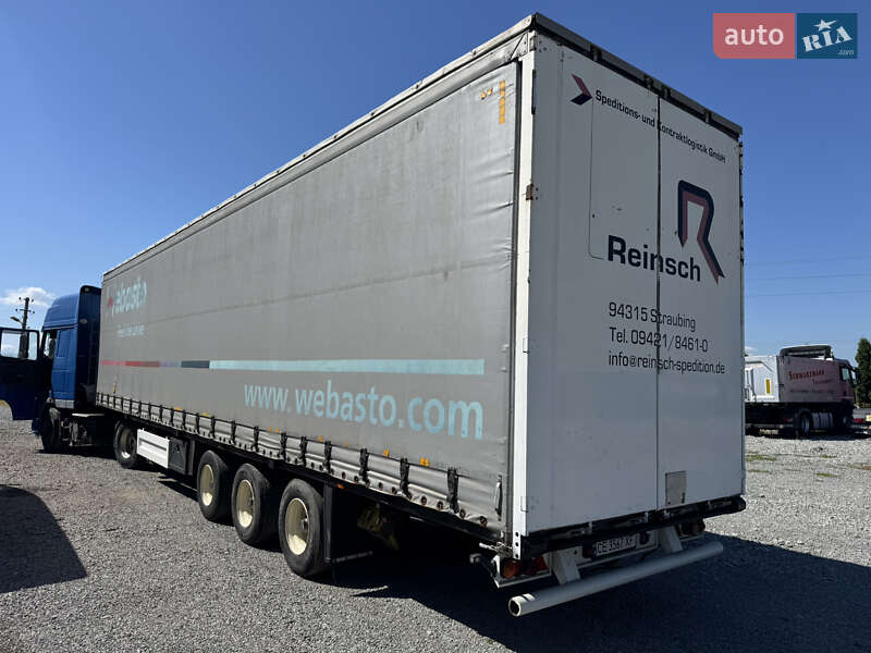 Тентованный борт (штора) - полуприцеп Krone SDP 27 2001 в Хотине