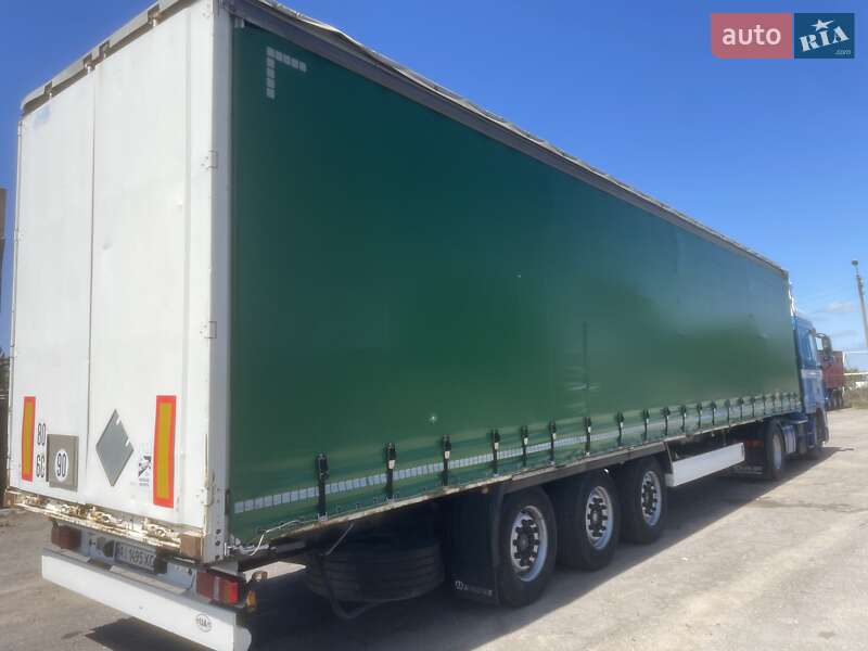 Тентованный борт (штора) - полуприцеп Krone SDP 27 2006 в Белой Церкви