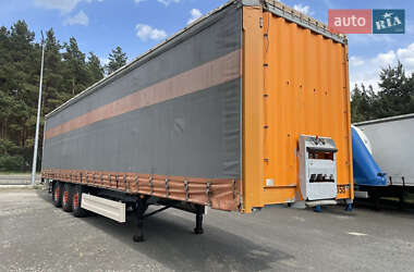 Тентованный борт (штора) - полуприцеп Krone SDP 27 2002 в 
