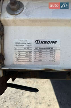 Тентованный борт (штора) - полуприцеп Krone SDP 27 2011 в 