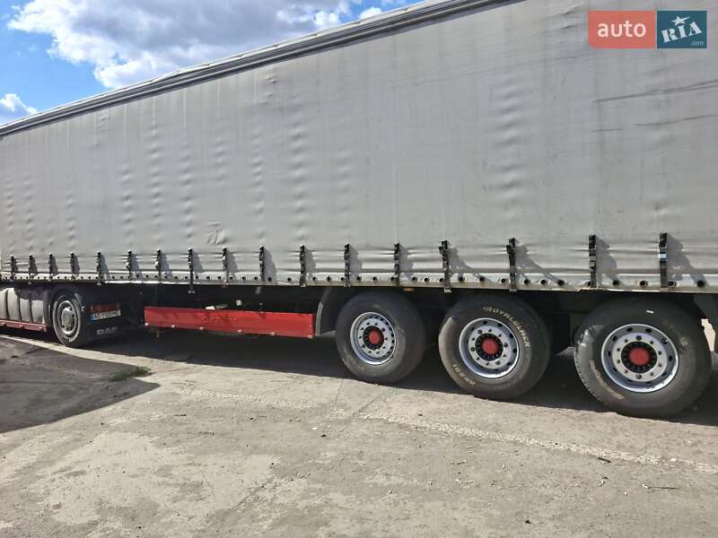 Тентованный борт (штора) - полуприцеп Krone SDP 27 2007 в Кривом Роге