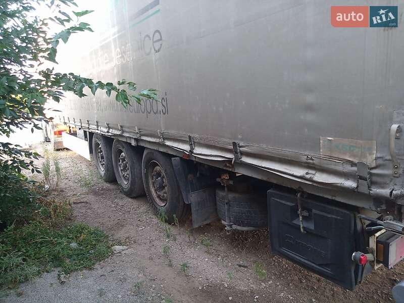 Тентованный борт (штора) - полуприцеп Krone SDP 27 2001 в Запорожье
