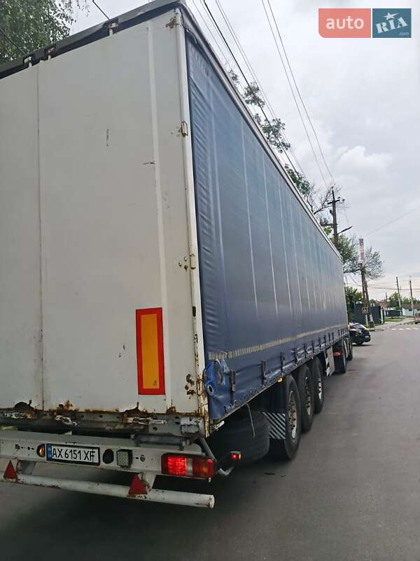 Тентованный борт (штора) - полуприцеп Krone SDP 27 2005 в Харькове