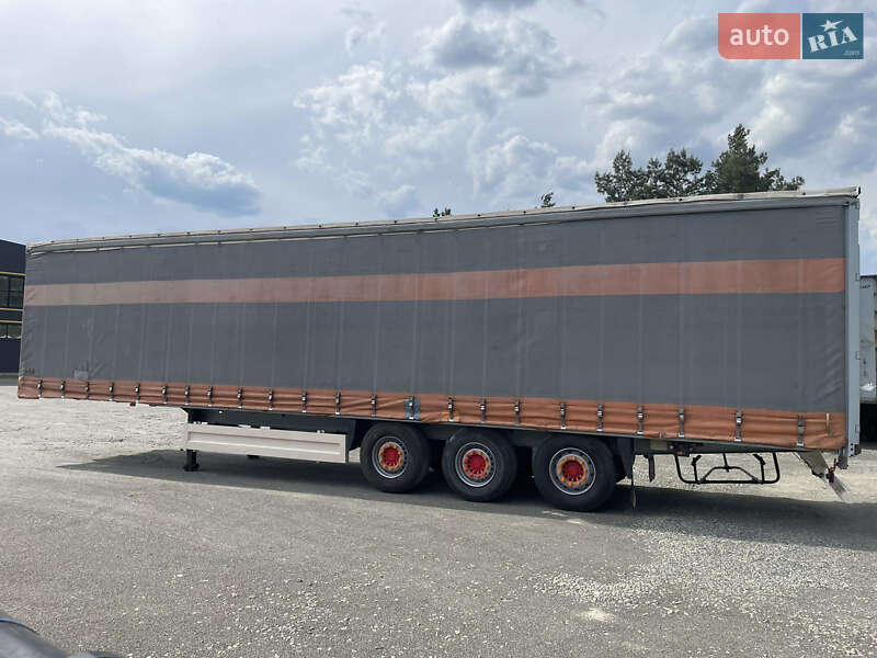 Тентованный борт (штора) - полуприцеп Krone SDP 27 2002 в Вышгороде