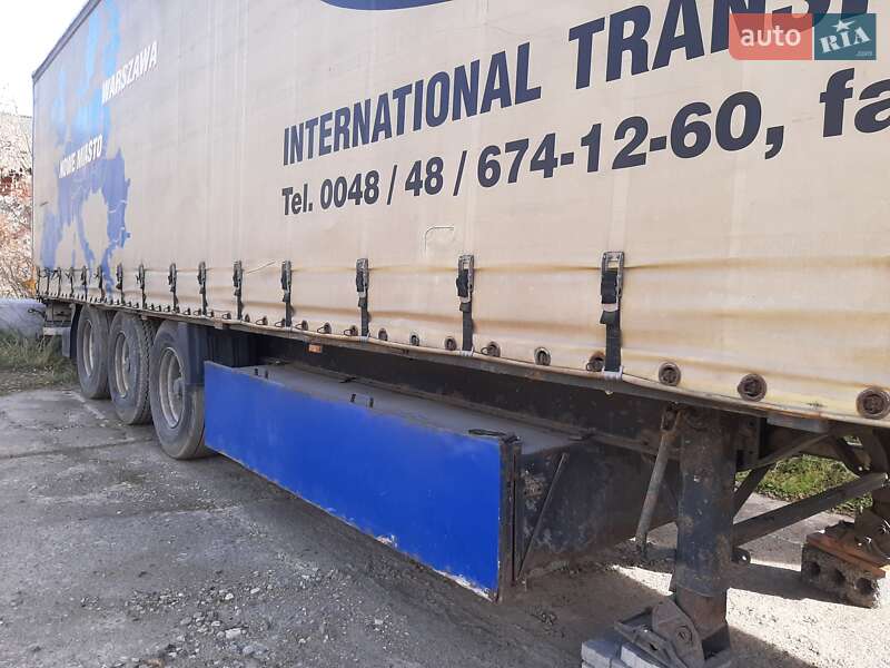 Тентований борт (штора) - напівпричіп Krone SDP 27 2008 в Івано-Франківську