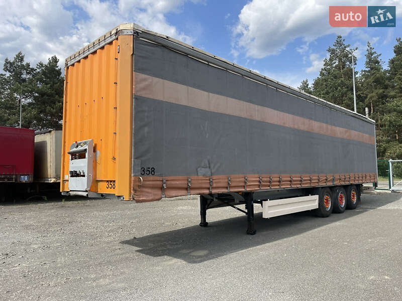 Тентованный борт (штора) - прицеп Krone SDP 27 2002 в Вышгороде фото 2 Тентованный борт (штора) - прицеп Krone SDP 27 2002 в Вышгороде