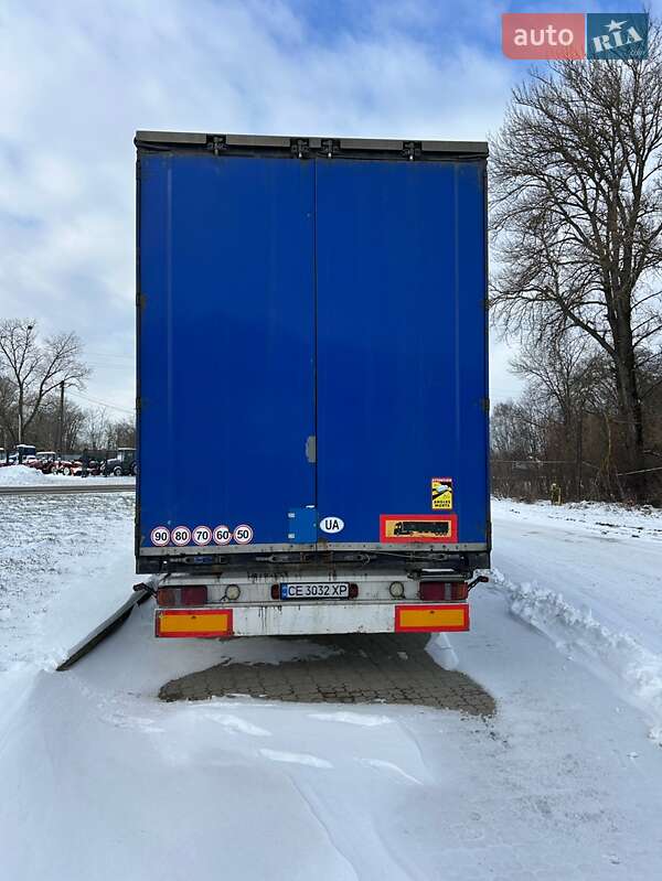 Тентований борт (штора) - напівпричіп Krone SDP 27 2008 в Чернівцях