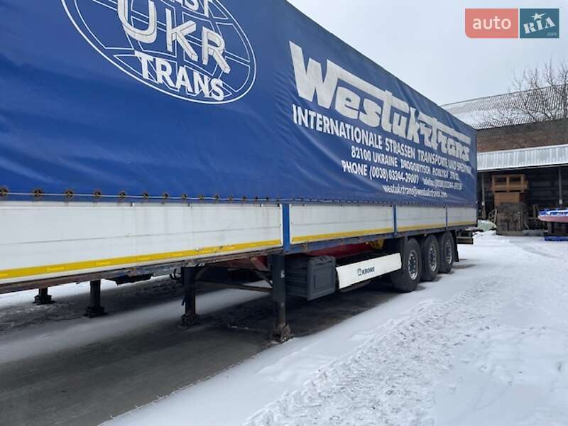 Тентованный борт (штора) - полуприцеп Krone SDP 27 2013 в Дрогобыче