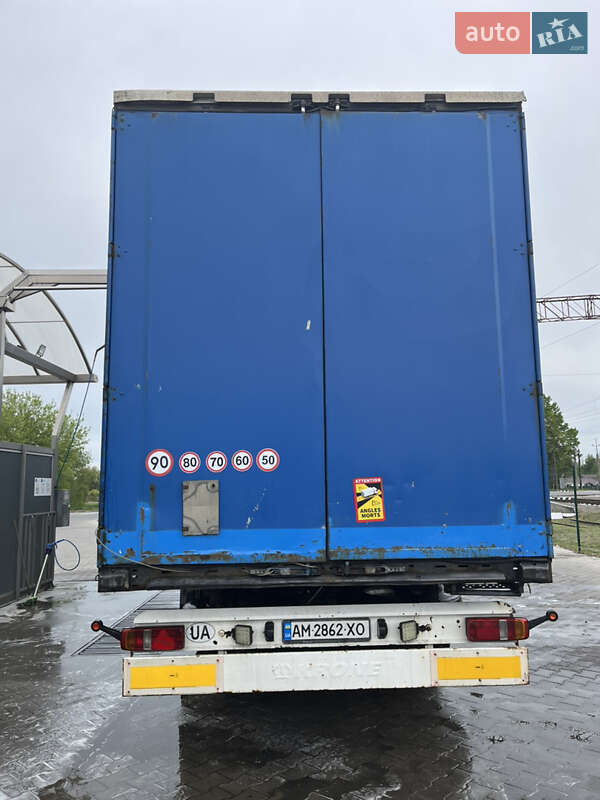 Тентованный борт (штора) - полуприцеп Krone SDP 2007 в Звягеле