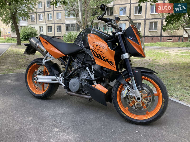 Мотоцикл Без обтекателей (Naked bike) KTM 990 Super Duke 2005 в 