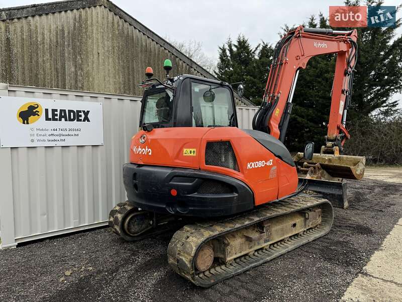 Міні-екскаватор Kubota KX 080-4 2020 в Києві
