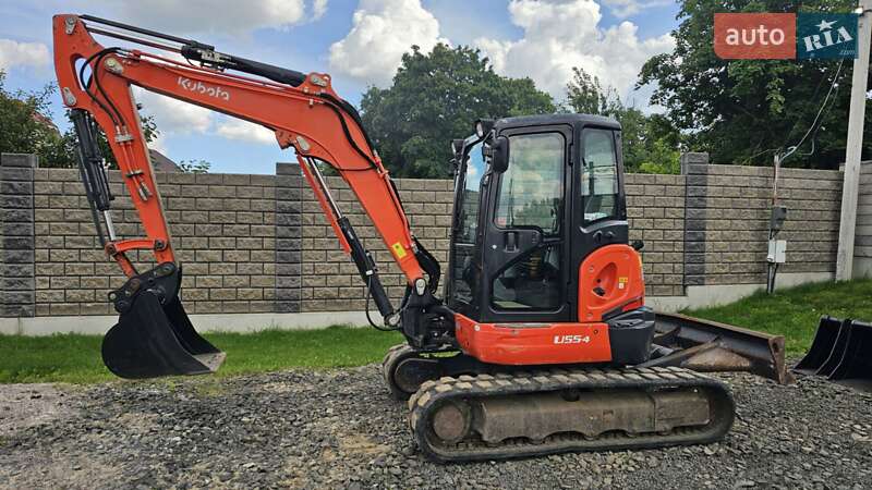 Міні-екскаватор Kubota U55-4 2017 в Луцьку