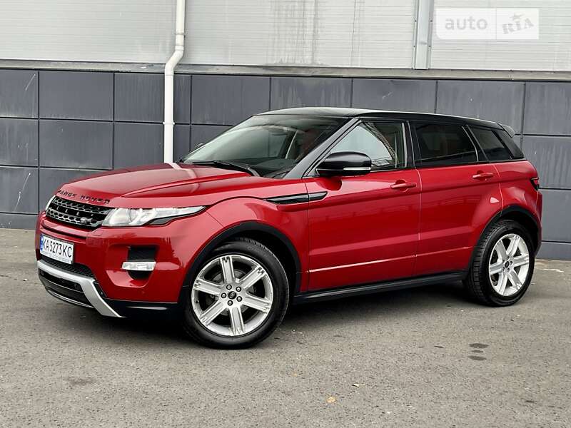 Технопарк Land Rover Range Rover Evoque (красный)