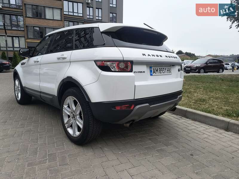 Внедорожник / Кроссовер Land Rover Range Rover Evoque 2011 в Житомире