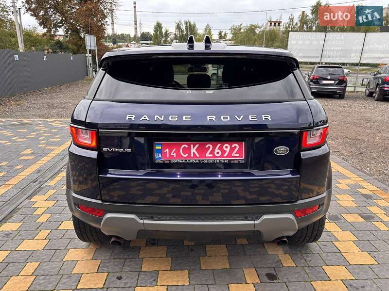 Внедорожник / Кроссовер Land Rover Range Rover Evoque 2016 в Львове