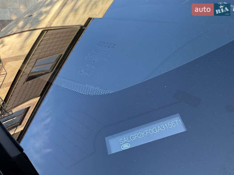 Внедорожник / Кроссовер Land Rover Range Rover 2016 в Виннице