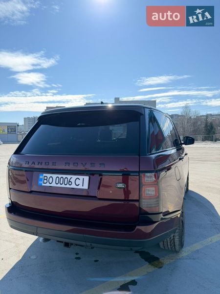 Внедорожник / Кроссовер Land Rover Range Rover 2016 в Тернополе фото 6 Внедорожник / Кроссовер Land Rover Range Rover 2016 в Тернополе