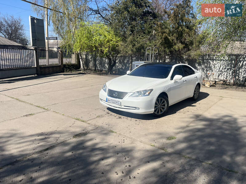 2007 Lexus ES, VIN JTHBJ46G172145790:plate — фото 1 (autoria)