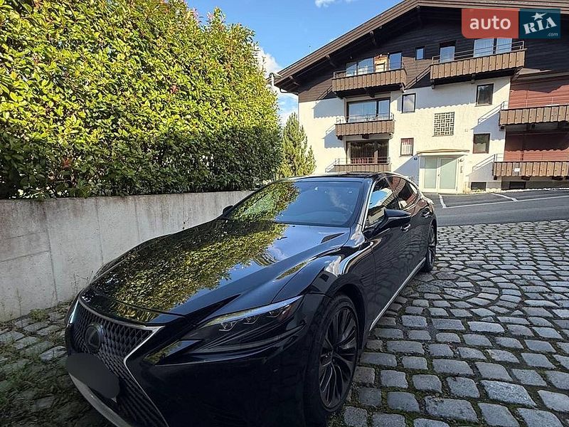 2018 Lexus LS 500, VIN JTHC51FF0J5003578:plate — фото 1 (autoria)