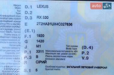 Позашляховик / Кросовер Lexus RX 2004 в Львові