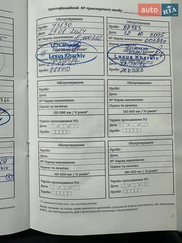 Внедорожник / Кроссовер Lexus RX 2016 в Харькове документ 3 фото Внедорожник / Кроссовер Lexus RX 2016 в Харькове документ