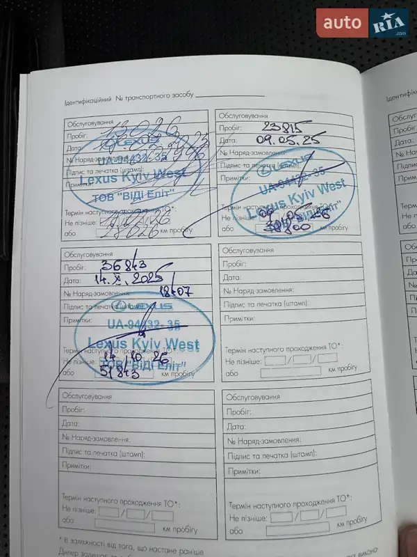 Позашляховик / Кросовер Lexus RX 2023 в Києві документ 3 фото Позашляховик / Кросовер Lexus RX 2023 в Києві документ