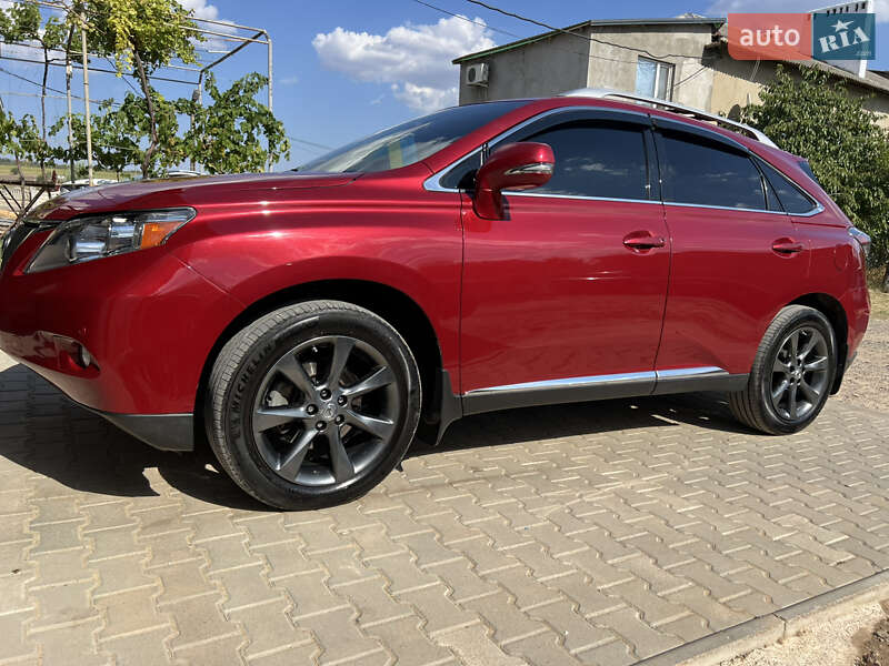 2010 Lexus RX 350, VIN 2T2ZK1BA1BC042226:plate — фото 1 (autoria)